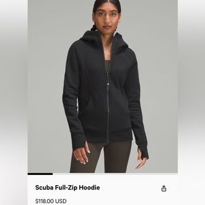 Lululemon scuba full zip